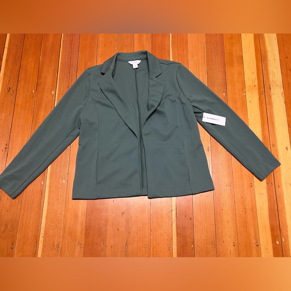 Liz Claiborne- Green Blazer / Jacket Size Medium NWT